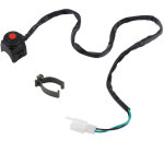Interrupteur de d�marrage / arr�t, bouton de commande de klaxon de guidon on / off 7 / 8'de moto switch ...