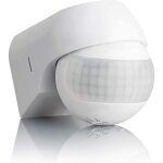Interrupteur d�tecteur de mouvement infrarouge, montage ext�rieur, port�e jusqu'� 30 m, pivotant � 180� ...