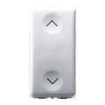 Double bouton - poussoir gewiss system verrouill� blanc gw20521