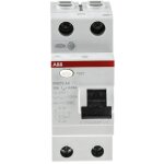 Abb - interrupteur différentiel fh200, 2 pôles, 25a, 30ma, type ac ( prix pour 1 ) Abb - interrupteur différentiel fh200, 2 pôles, 25a, 30ma, type ac ( prix pour 1 )