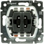 Interrupteur double legrand ne peut tre clair, 10ax / 250 v
