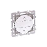 Interrupteur double poussoir 6a monte / descente - square