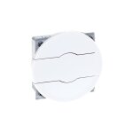 Interrupteur double poussoir pour volet roulant - 2 positions monte / descente 6a - comete blanc