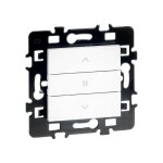 Interrupteur de volet roulant 2 ou 3 positions 6a esprit - type interrupteur - double poussoir 2 positions ...