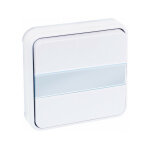 Oxxo bp porte etiq lum blanc encastre ip55 (60893)