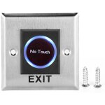 Interrupteur infrarouge sans contact pour porte avec r�tro�clairage - bouton de sortie contr�le d'acc�s ...