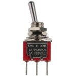 Interrupteur  levier rs pro on - on, 1rt, 5 a @ 250 v c. a. ( prix pour 1 )