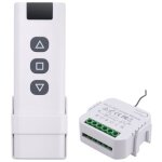 Interrupteur de rideau aveugle tuya smart life wifi 433mhz avec t�l�commande pour commande volet roulant ...