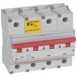 Interrupteur - sectionneur dx� - is � d�clenchement 4p 400v - 100a - 6 modules - 406546 legrand