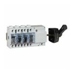 Interrupteur - sectionneur vistop 100a - 4p avec commande lat�rale et poign�e noire