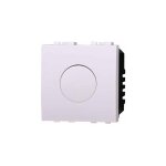 Interrupteur tactile temporis 2p 16a 250v compatible bticino livinglight couleur blanc