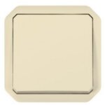 Interrupteur ou va - et - vient 10ax beige composable plexo - sable legrand