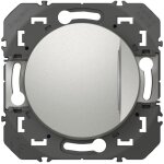 Interrupteur ou va - et - vient avec voyant lumineux dooxie 10ax 250v finition alu (095232)