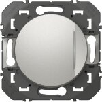 Interrupteur avec voyant t�moin legrand dooxie 10ax aluminium