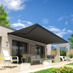 Store banne coffre intégral hevoa 6, 00x3, 50 m (motorisé secours à télécommande - gris anthracite structuré ... Store banne coffre intégral hevoa 6, 00x3, 50 m (motorisé secours à télécommande - gris anthracite structuré ...