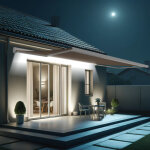 Intersun - store banne coffre int�gral soa 6, 00x3, 50 m (motoris� secours � t�l�commande + led - blanc ...