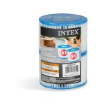 Lot de 2 cartouches de filtration pour pure spa intex - fibre dacron facile a nettoyer