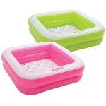 Baignoire intex baby 85x85x23 cm assortiment + kit de rparation