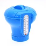 Diffuseur flottant de chlore avec thermom�tre - bleu