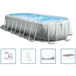 Intex - ensemble de piscine ovale 610x305x122 cm 26798gn Intex - ensemble de piscine ovale 610x305x122 cm 26798gn