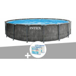 Kit piscine tubulaire intex baltik ronde 4, 57 x 1, 22 m + 6 cartouches de filtration