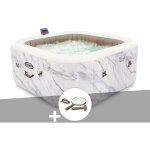Intex - kit spa gonflable purespa calacatta carré bulles 4 places + kit d'entretien Intex - kit spa gonflable purespa calacatta carré bulles 4 places + kit d'entretien