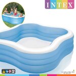 Intex - piscine beach wave 229x229x56 cm 57495np