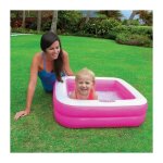 Intex - piscine gonflable enfant / bebe pataugeoire carree 85 x 85 x 23 cm couleur aleatoire