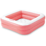 Intex - piscine gonflable carre rose