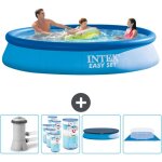 Piscine gonflable ronde intex easy set - 366 x 76 cm - bleue - comprend des accessoires cb88 Piscine gonflable ronde intex easy set - 366 x 76 cm - bleue - comprend des accessoires cb88