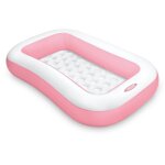 Piscine rectangulaire intex 58423np wet set collection 166x100x25 cm rose / blanc