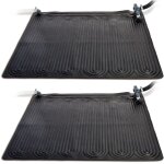 Tapis chauffant solaire 2 pcs pvc 1, 2x1, 2 m noir 28685 intex Tapis chauffant solaire 2 pcs pvc 1, 2x1, 2 m noir 28685 intex
