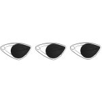Lot de 3 badges mifare de proximit noir 08 - 0101 - scuris rfid tanche ip68 accs contrl pour coproprit ...