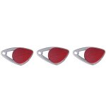 Lot de 3 badges mifare de proximit rouge 08 - 0104 - scuris rfid tanche ip68 accs contrl pour ...