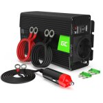 Adaptateur secteur / convertisseur green cell inv03de 500 w noir, pour voiture / int�rieur