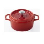 Cocotte en fonte ronde 18 cm rubis - invicta