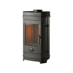 Invicta - poele a bois chatel - puissance optimale: 8 kw - max: 12 kw - bches 34 cm max - fonte - fabriqu ...