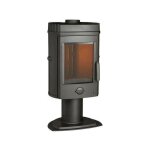 Invicta - poele a bois mesnil - puissance optimale 8 kw - max: 12kw - bches 34 cm max - fonte - fabriqu ...