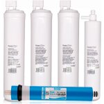 Ionfilter - kit de 4 filtres de rechange pour osmose inverse, marque green filter, type cs, avec post ...