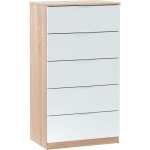 Tuttacasa - commode commode chne blanc cm 60 x 40 x 110 h