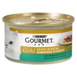 Gourmet gold cubes en sauce lapin et carottes purina 85 grammes