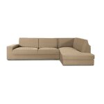 Iperbriko - housse de canap d'angle droite jaz beige 350 - 500