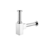 Iperbriko - siphon carré en acier chromé avec 1 bonde de 1 à 4 pouces. Iperbriko - siphon carré en acier chromé avec 1 bonde de 1 à 4 pouces.