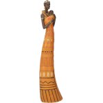 Webmarketpoint - statue cramique femme africaine cm9, 5x6h38, 5