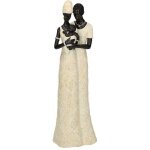 Webmarketpoint - statue rsine femme africaine avec enfant 13, 5x8, 5h34 cm