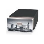 Domoliving - tiroir de rangement polyvalent pour r�assort 28x40x15 h qbox city domopak