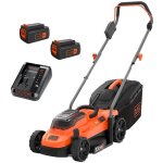 Tondeuse sans fil black & decker bcmw3318l2 - qw avec double batterie 18v