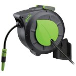 Iris garden - enrouleur tuyau arrosage extensible 20m devidoir mural automatique tuyau arrosage diam ...