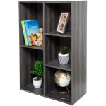 Iris ohyama, biblioth�que, �tag�re � 5 compartiments, meuble de rangement � livres, cloison s�parateur, ...