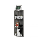 Iris ohyama, etag�res, biblioth�que, meuble d'appoint, meuble d'angle, cx - 3c, ch�ne gris, l29 x p28. ...